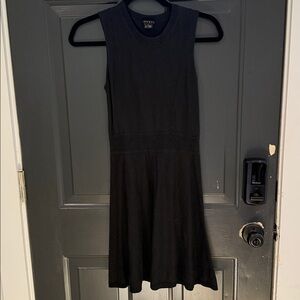 Theory Black Knit Sweater Dress